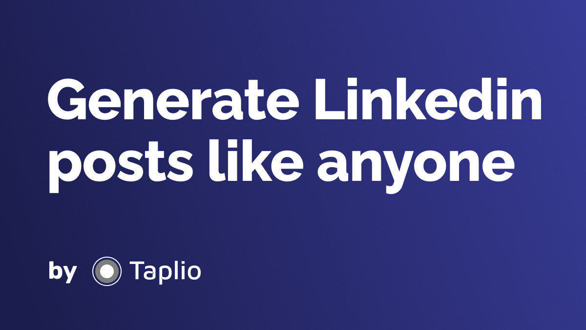 Ai Linkedin Post Generator